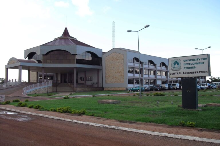 Entrance of Central Administration building, University for Development Studies